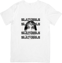 Thumbnail for Slay Girls Empowerment T-Shirt | Y2K Bold Retro Graphic Tee | Women Gift