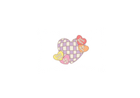 Thumbnail for Checkered Heart Candy Hearts Throw Pillow | Retro Valentine Decorative Pillow | Love Gift