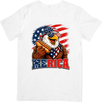 Thumbnail for Merica Eagle Hot Dog T-Shirt | Patriotic Funny Fourth of July Graphic Tee | Mens Gift