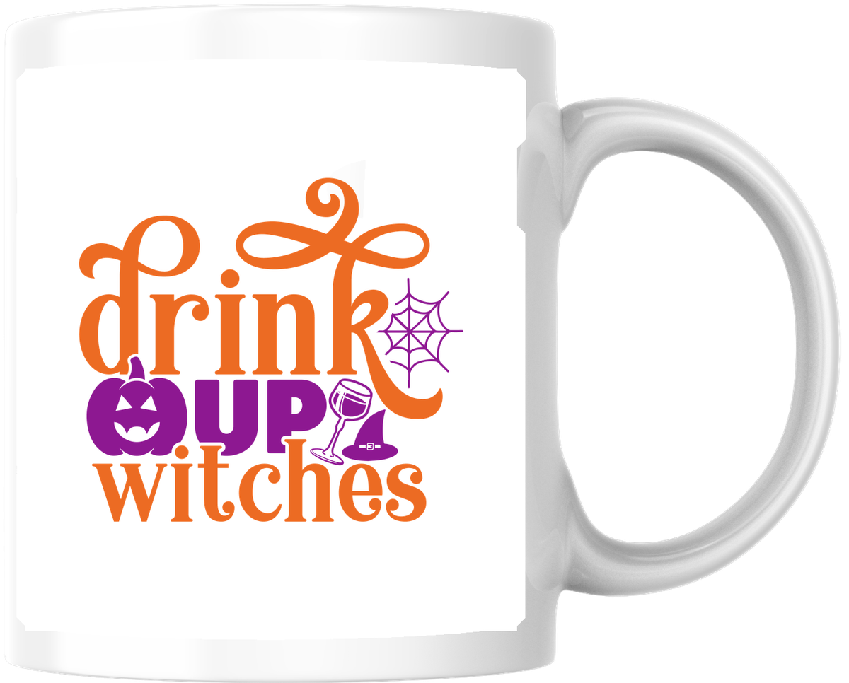 Drink Up Witches Mug | Funny Halloween Coffee Mug | Spooky Party Gift