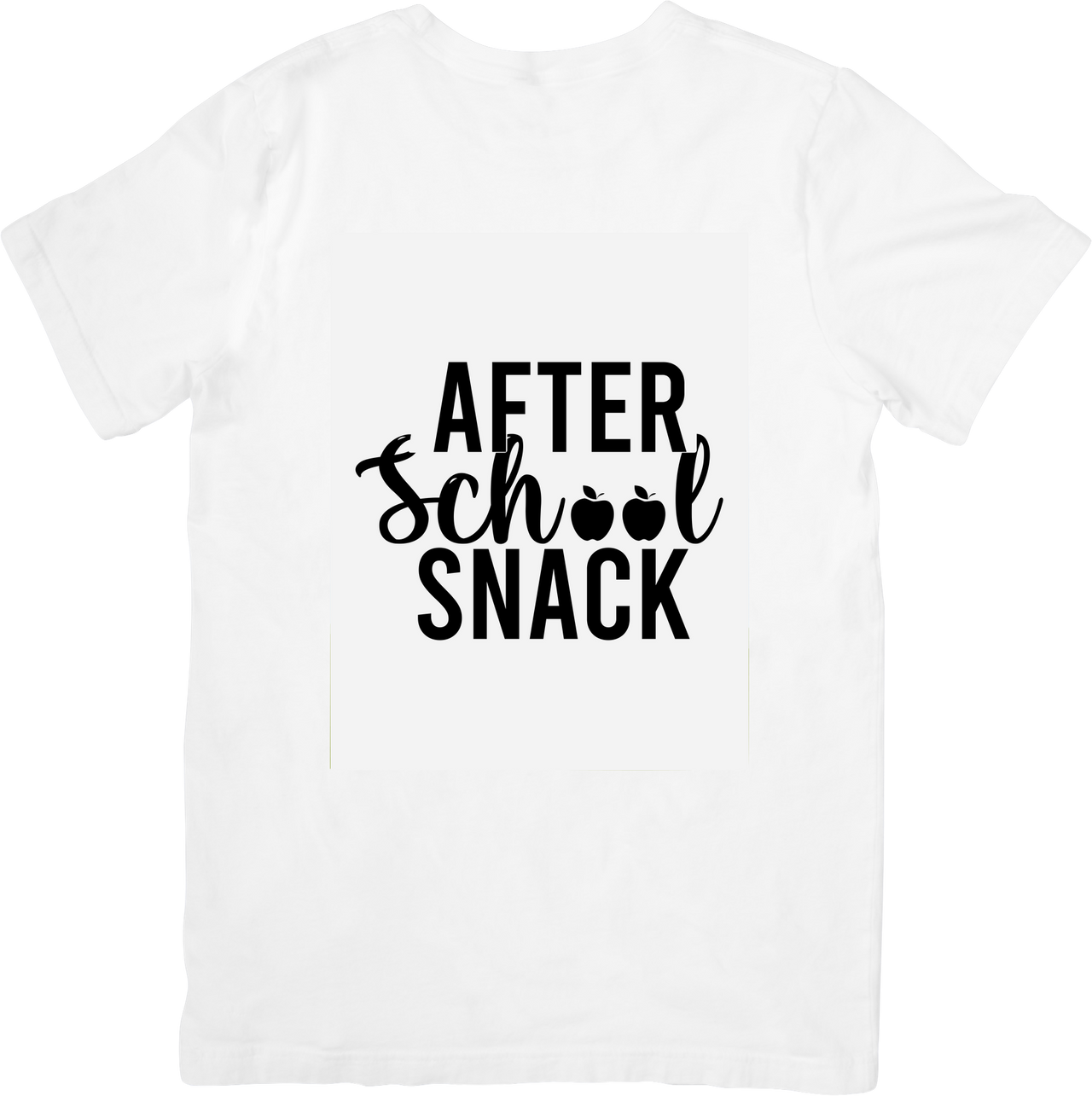 After School Snack T-Shirt | Minimalist Funny Kids School Graphic Tee